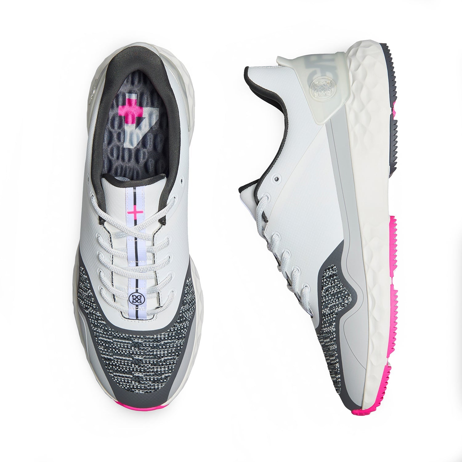 G/Fore MG4+ Stippled Golf Shoes - Snow/Nimbus
