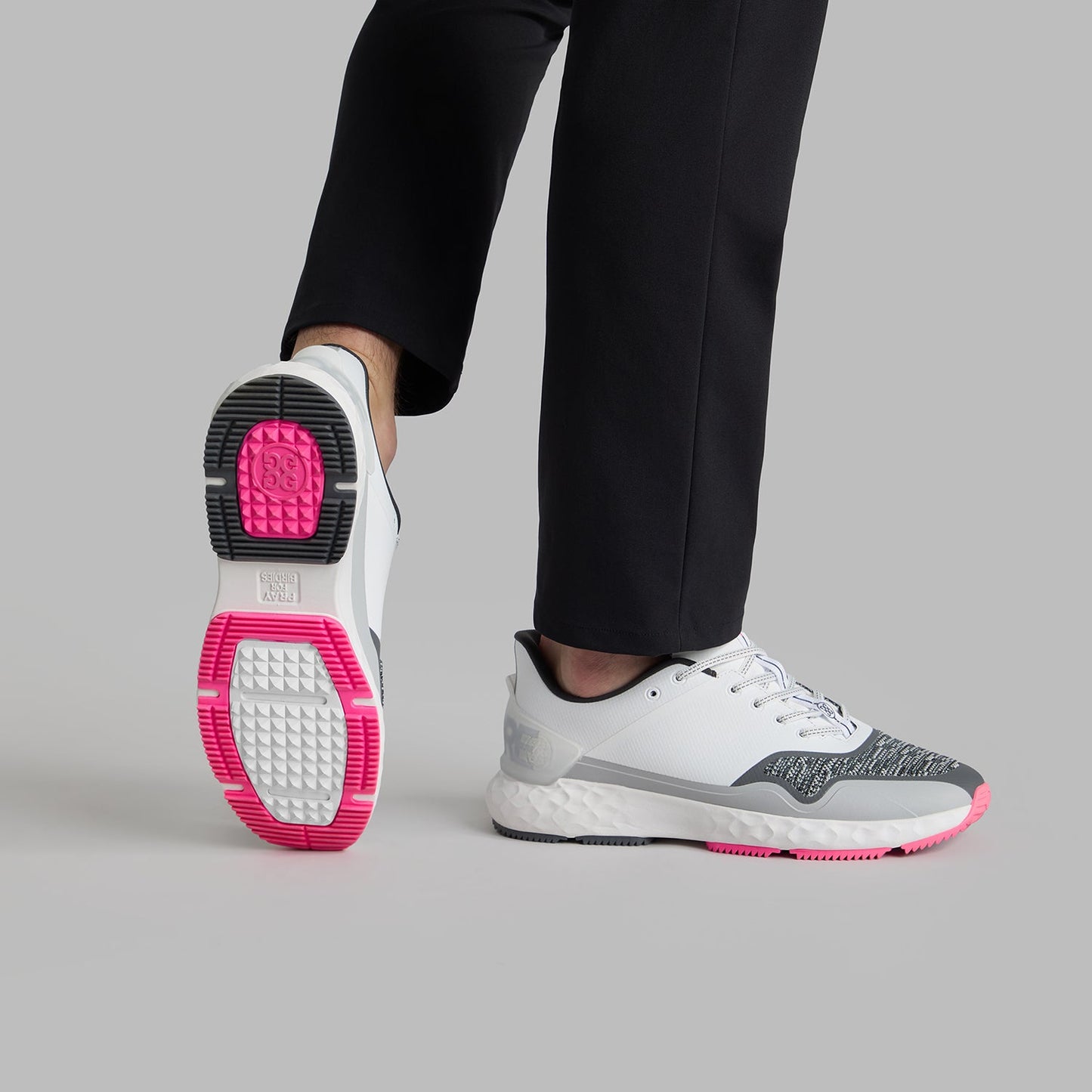 G/Fore MG4+ Stippled Golf Shoes - Snow/Nimbus
