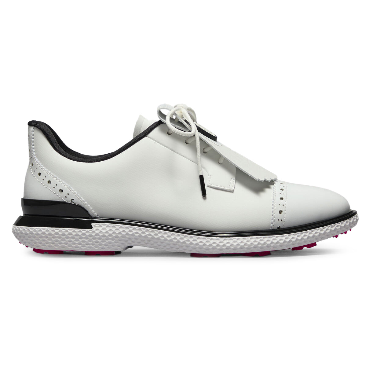 G/Fore Women's Brogue Cap Toe Kiltie Gallivan2r Golf Shoes - Snow/Onyx