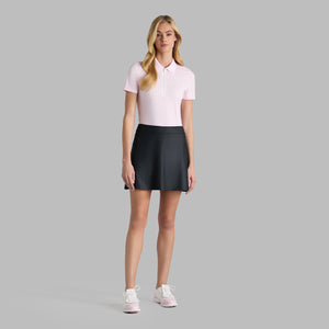 G/Fore Women's Silky Tech 1/4 Zip Golf Polo Shirt - Blush