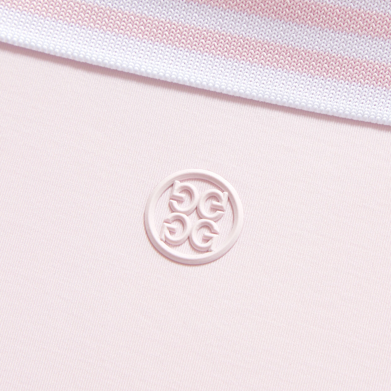 G/Fore Women's Silky Tech 1/4 Zip Long Sleeve Golf Polo Shirt - Blush
