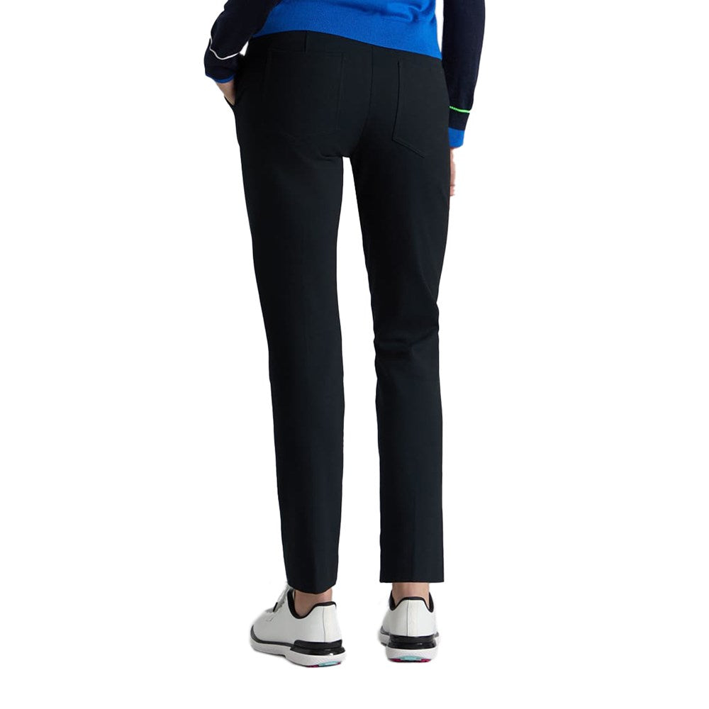 G/Fore Women's Double Knit Stretch Cigarette Leg Golf Pants - Onyx
