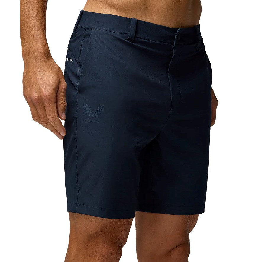 Castore Lightweight Club Golf Shorts - Navy/White