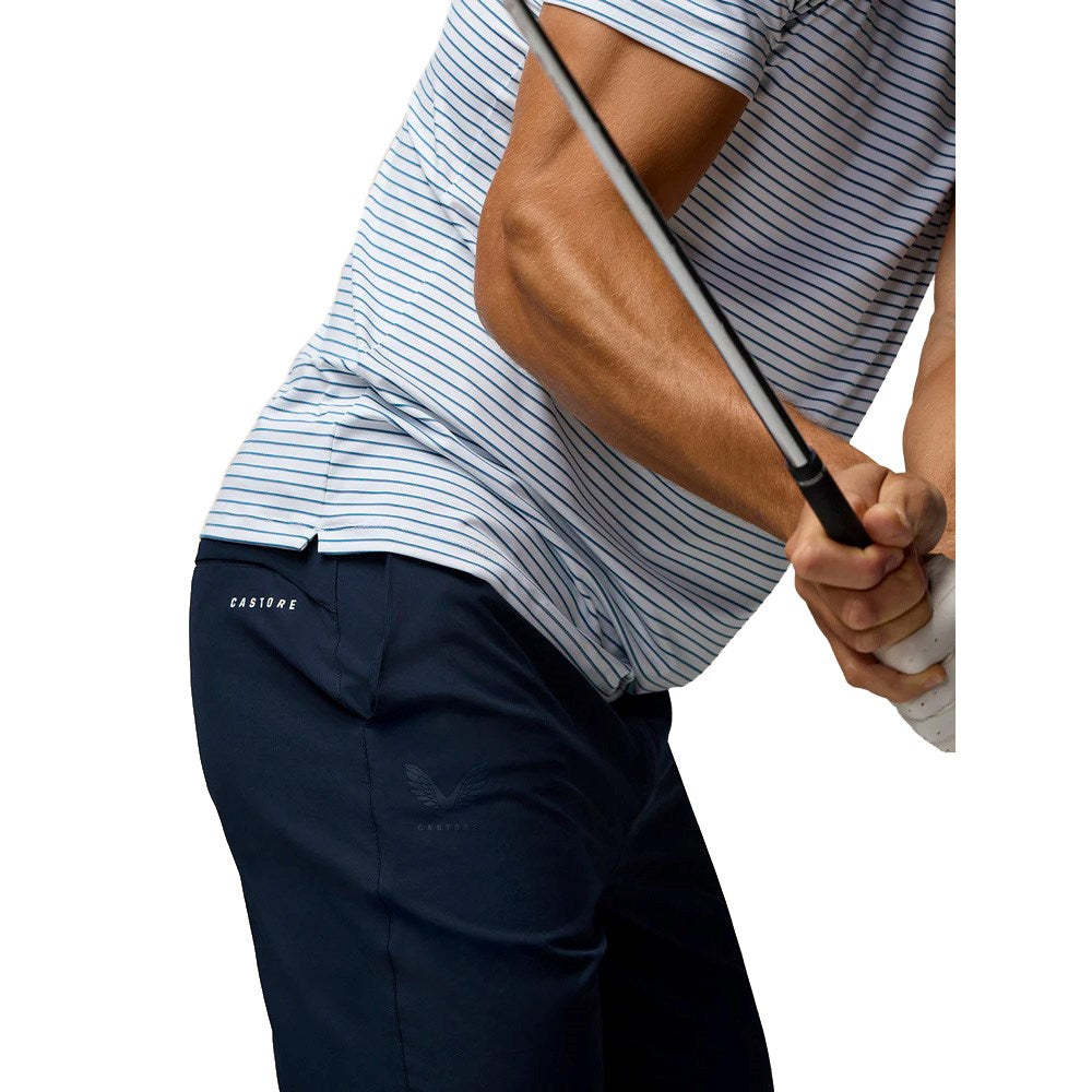 Castore Lightweight Club Golf Shorts - Navy/White