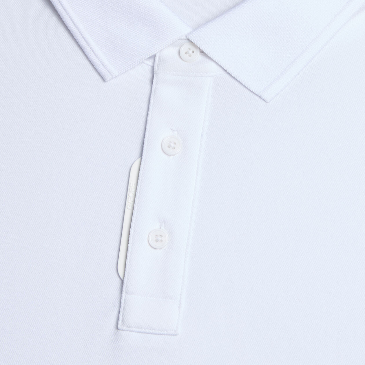 G/Fore Essential Performance Pique Golf Polo Shirt - Snow