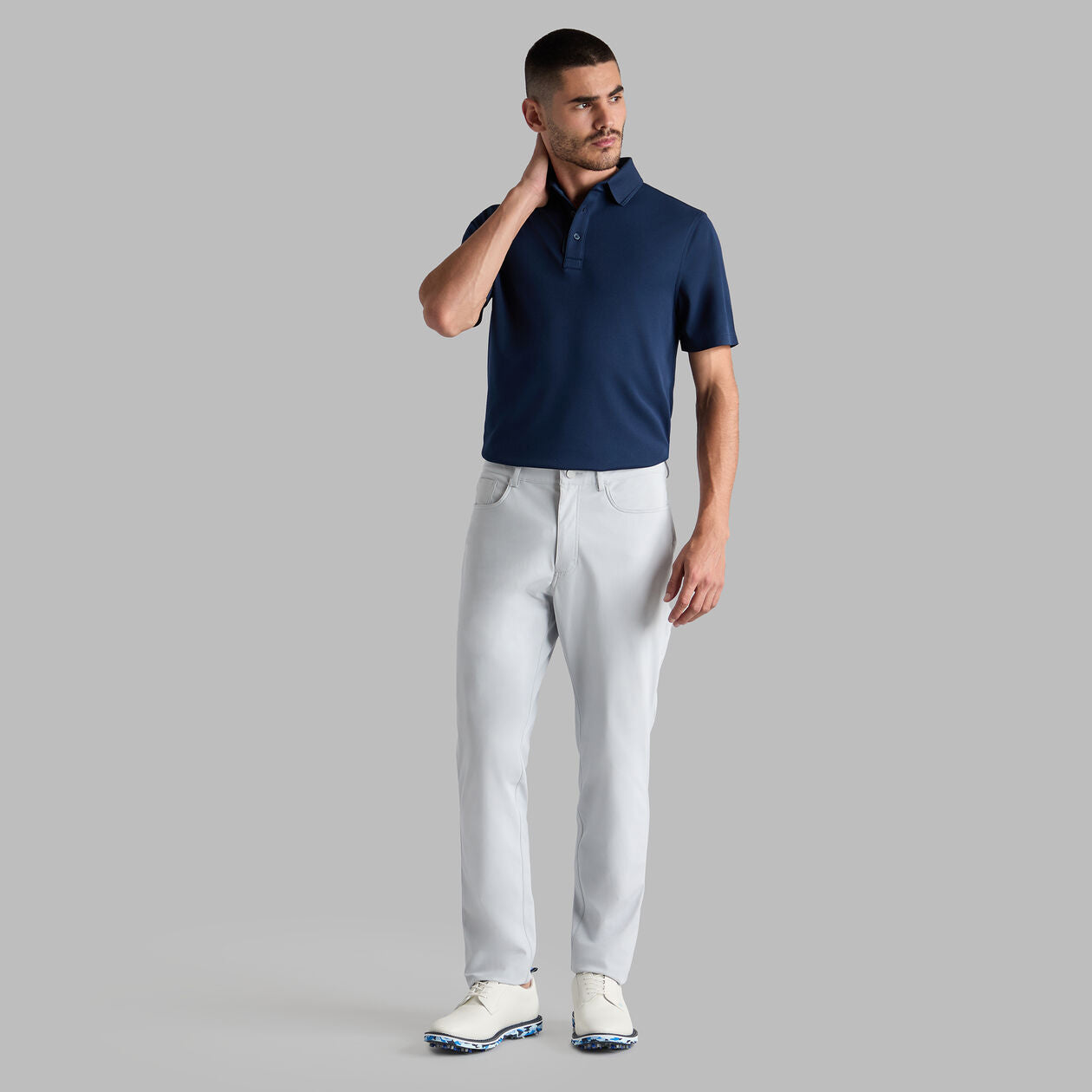 G/Fore Essential Performance Pique Golf Polo Shirt - Twilight
