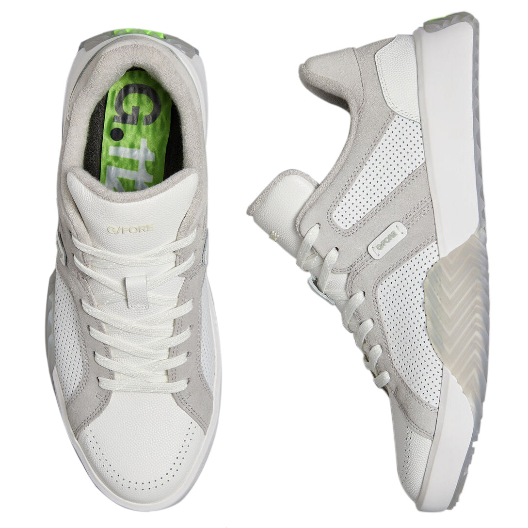 G/Fore Women's G.112 Leather Street Shoes - Snow/Nimbus