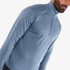 Galvin Green Drake Insulating 1/4 Zip Mid-Layer - Moonlight Blue