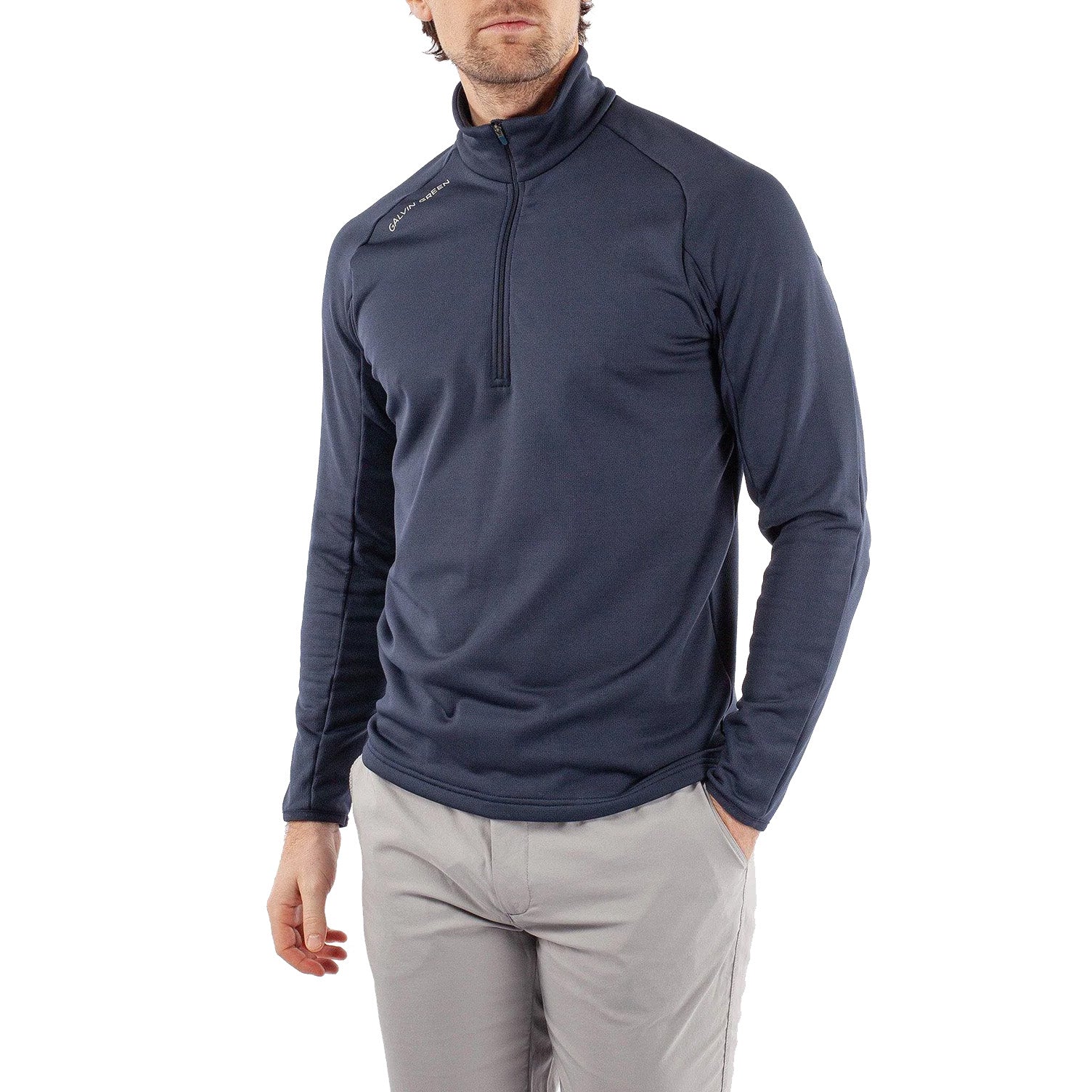 Galvin Green Drake Insulating 1/4 Zip Mid-Layer - Navy