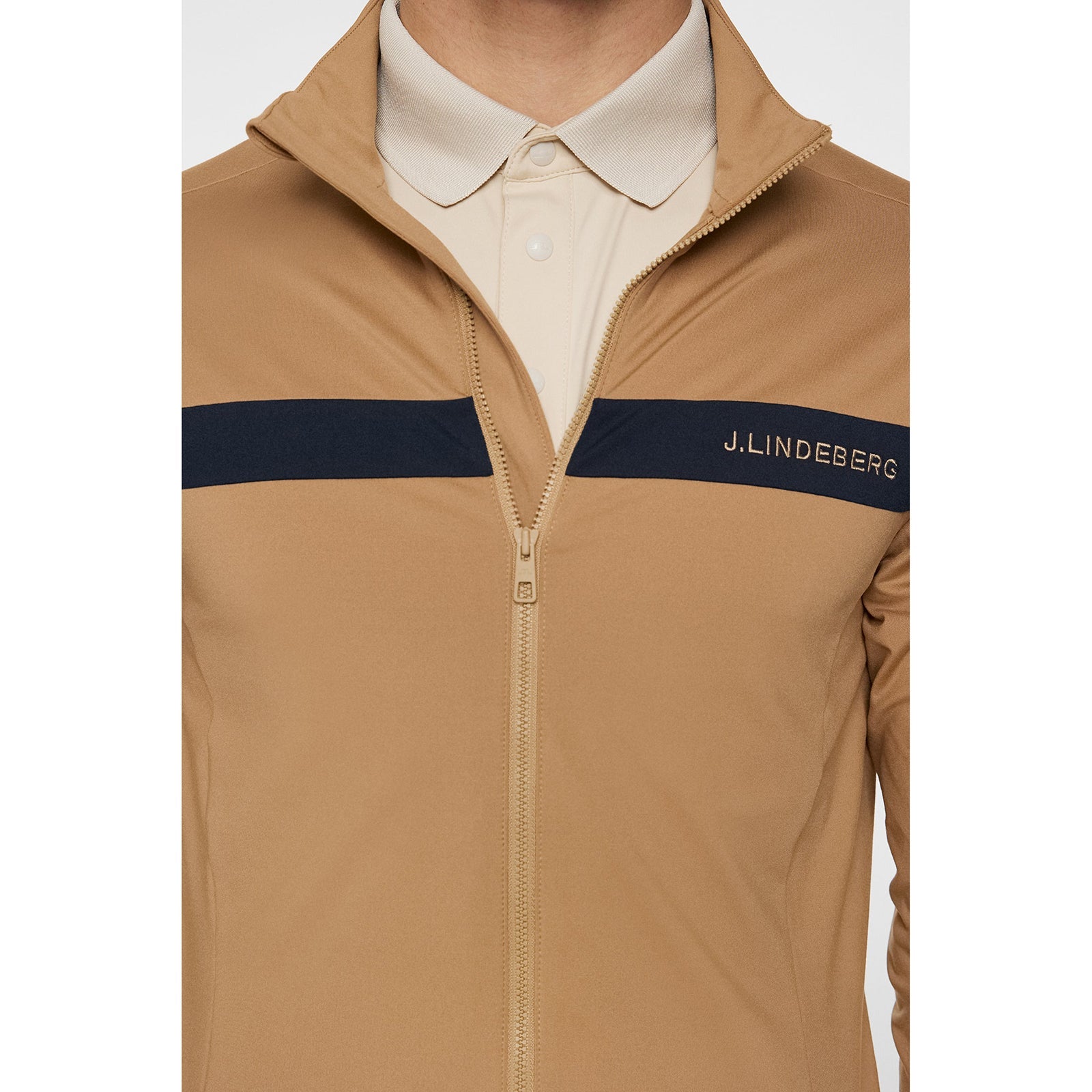 J.Lindeberg Jarvis Mid-Layer - Tigers Eye