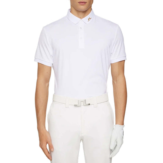 J.Lindeberg KV Polo Golf Shirt - White