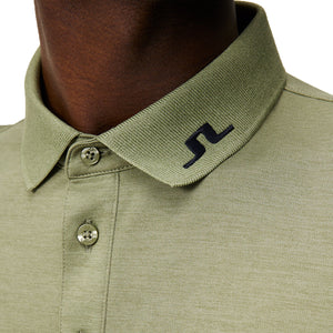 J.Lindeberg KV Polo Golf Shirt - Oil Green