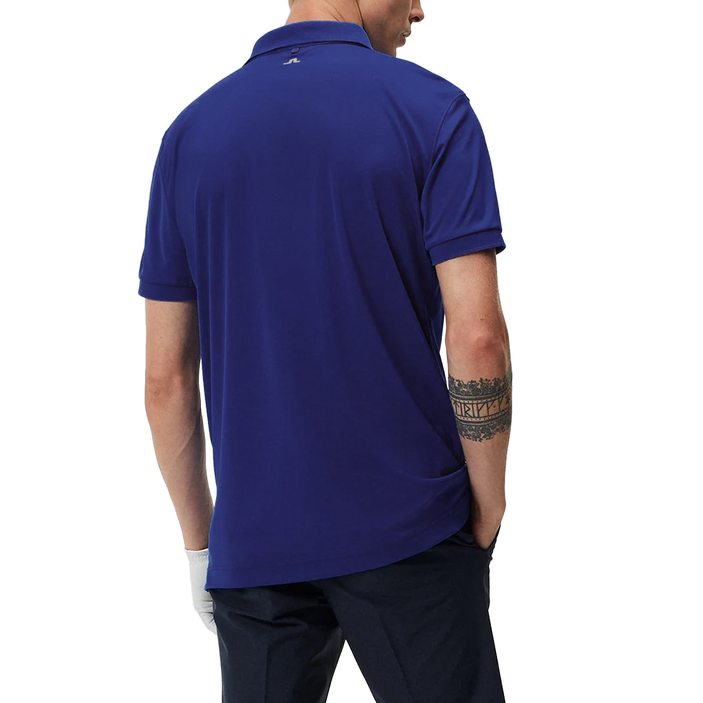 J.Lindeberg Tour Tech Polo Golf Shirt - Clematis Blue