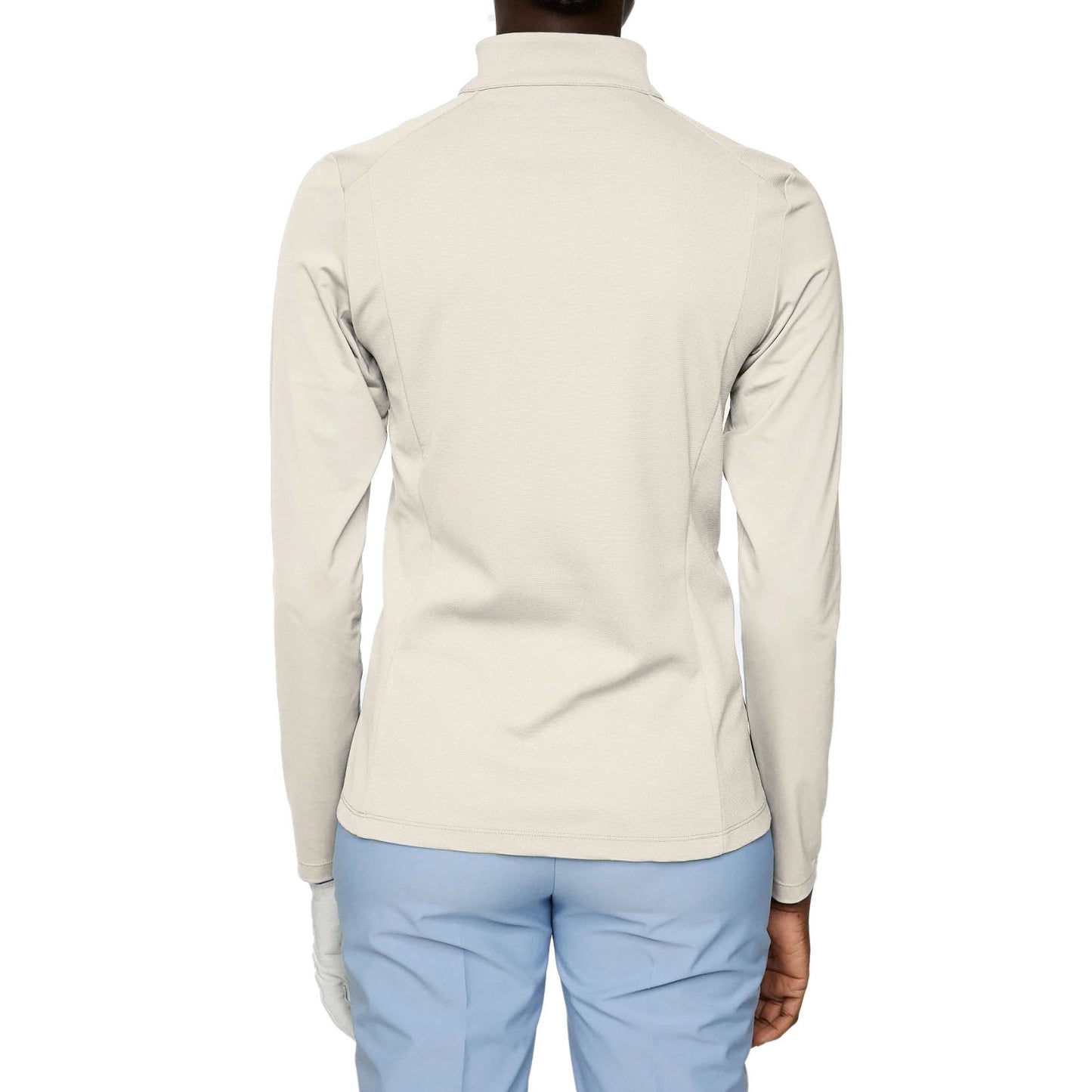 J.Lindeberg Women's Cindy Quarter Zip Golf Mid-Layer - Moonbeam