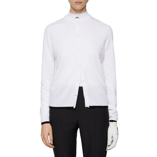 J.Lindeberg Women's Joanna Knitted Cardigan - White