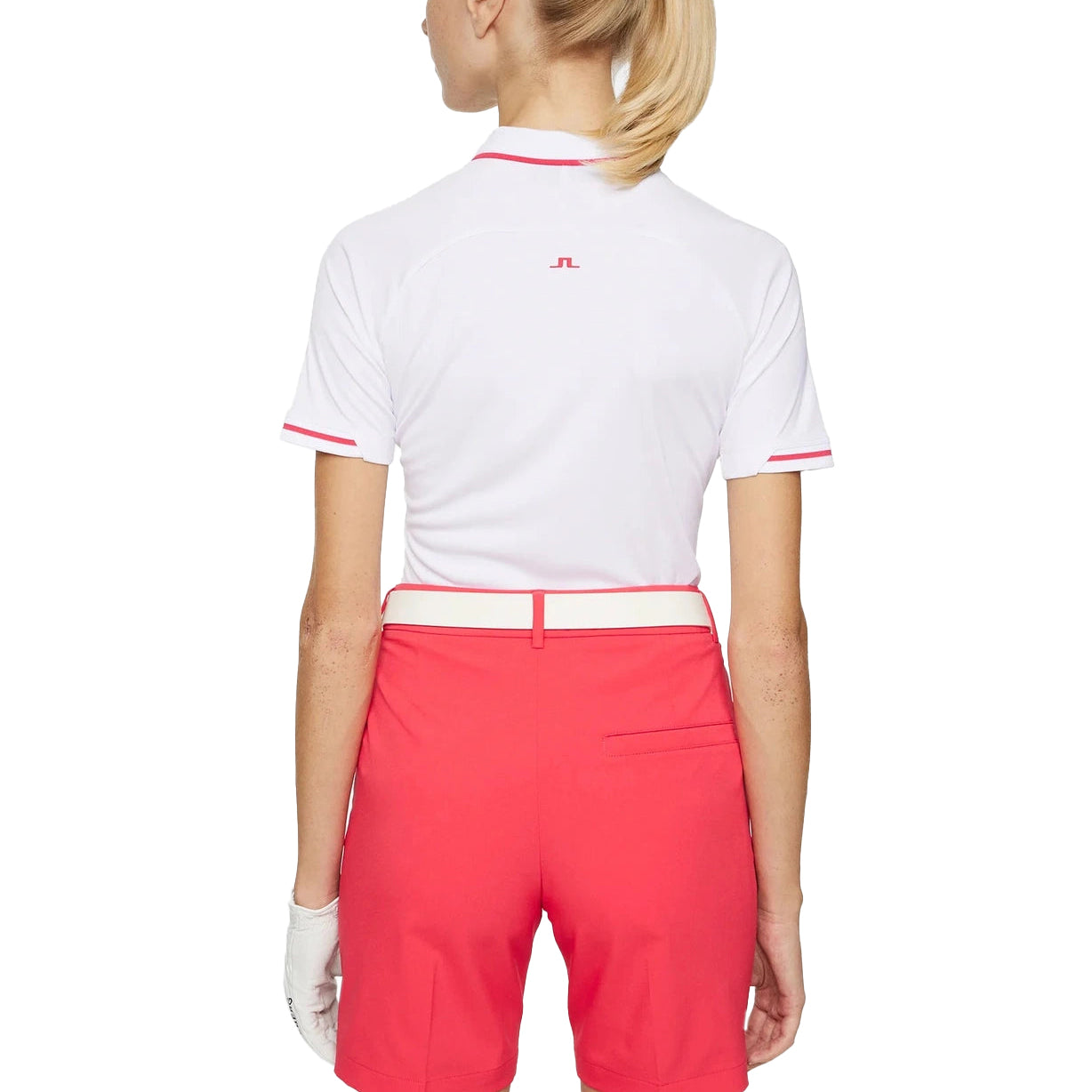 J.Lindeberg Women's Lee Golf Polo Shirt - White