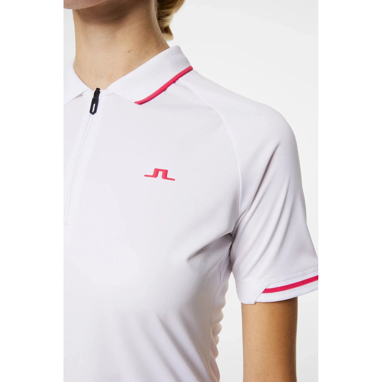 J.Lindeberg Women's Lee Golf Polo Shirt - White