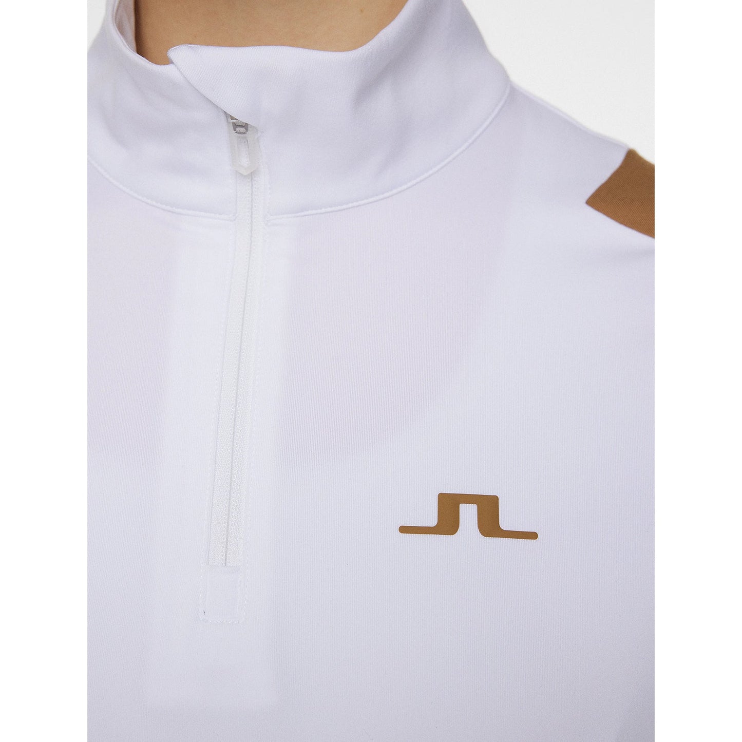 J.Lindeberg Women's Mae Quarter Zip Golf Mid-Layer - White