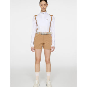 J.Lindeberg Women's Mae Quarter Zip Golf Mid-Layer - White