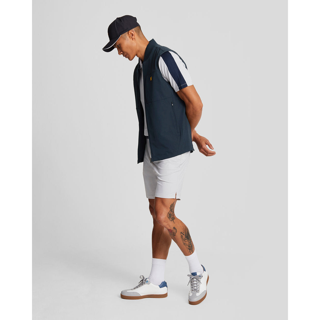 Lyle & Scott Golf Tech Force Gilet - Navy