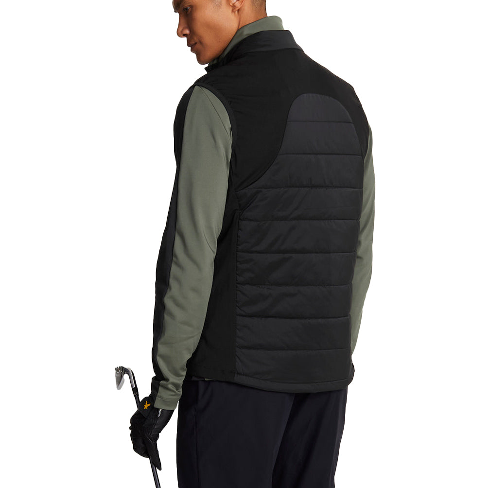 Lyle & Scott Wadded Golf Gilet - Black