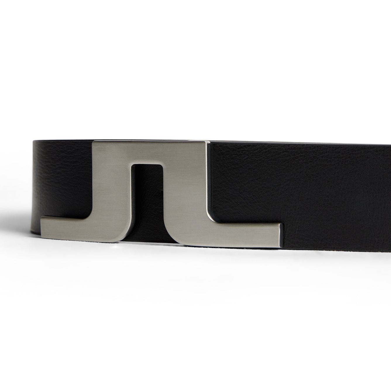 J.Lindeberg  Bridger Leather Belt - Black