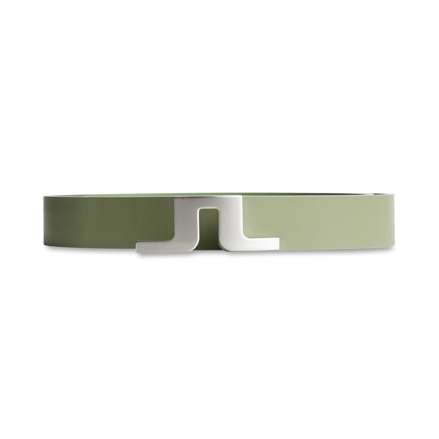 J.Lindeberg  Bridger Leather Belt - Oil Green