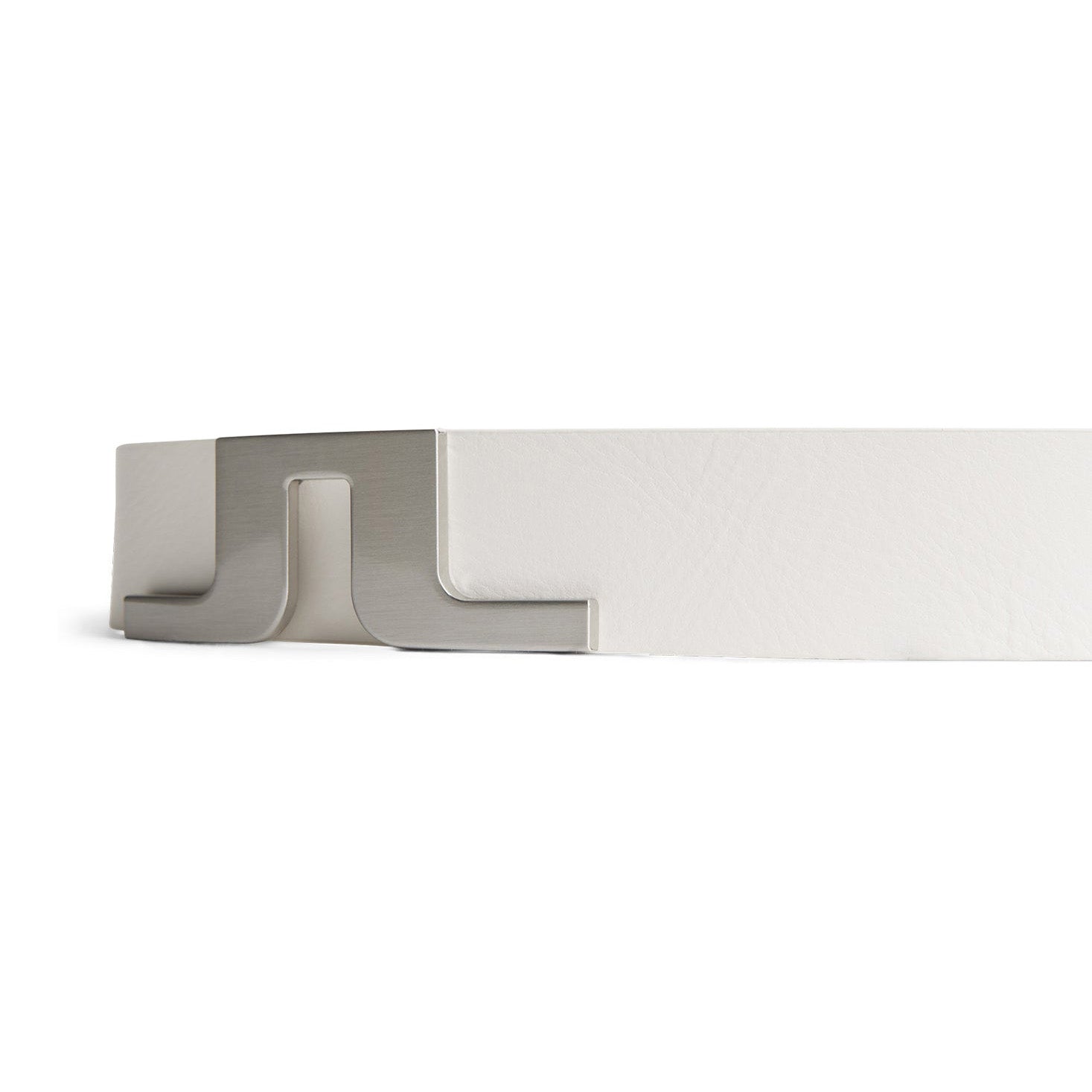 J.Lindeberg  Bridger Leather Belt - White