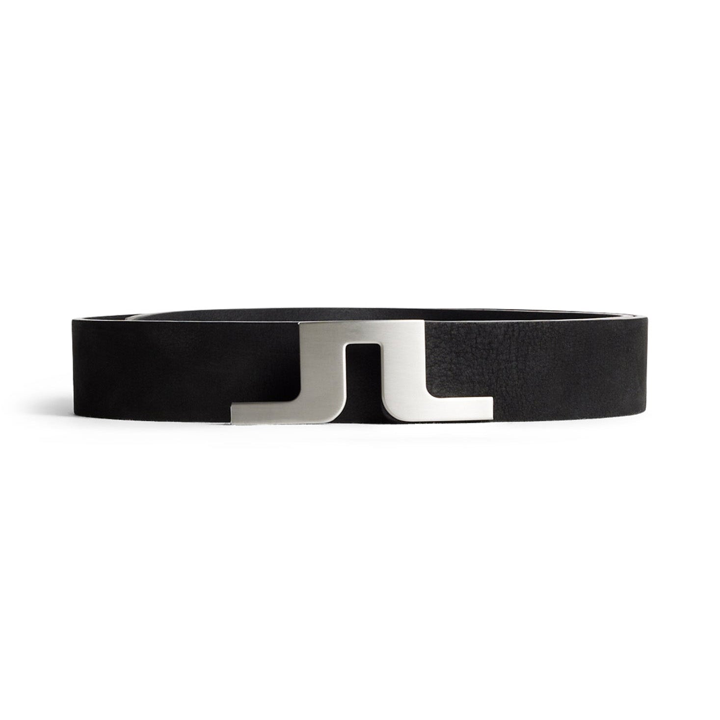 J.Lindeberg  Bridger Nubuck Leather Belt - Black