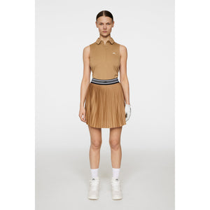 J.Lindeberg Women's Binx Golf Skirt - Tigers Eye