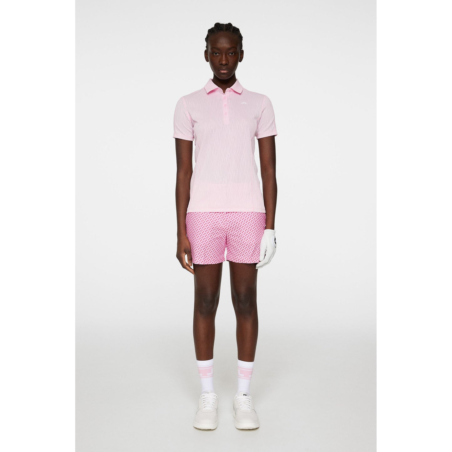 J.Lindeberg Women's Izara Golf Polo Shirt - Nosegrey