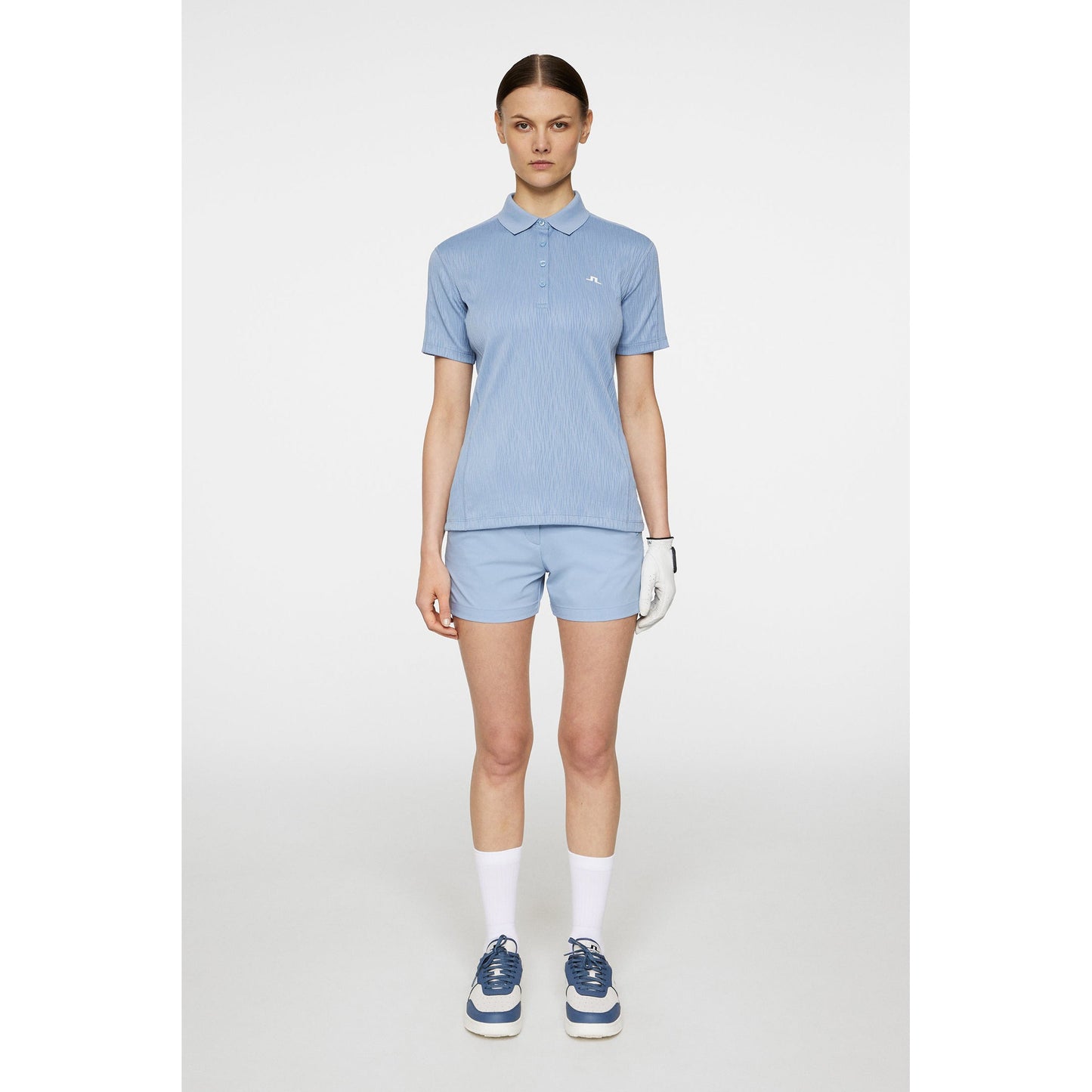 J.Lindeberg Women's Izara Golf Polo Shirt - Rain Washed