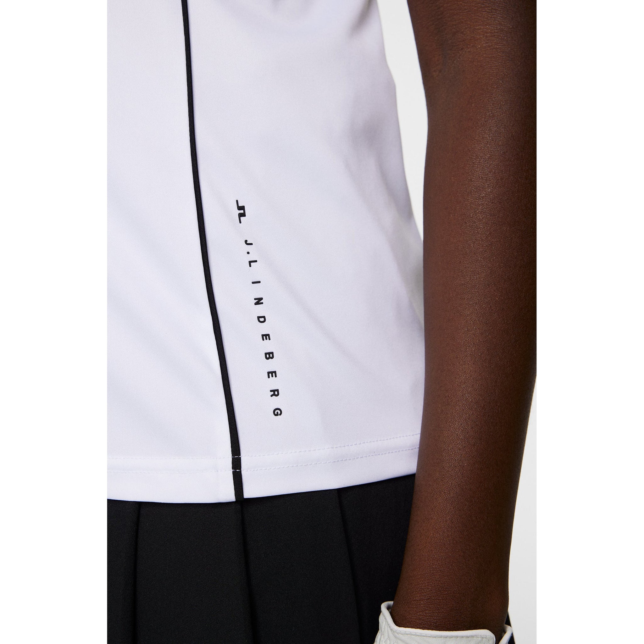 J.Lindeberg Women's Leyla Golf Polo Shirt - White