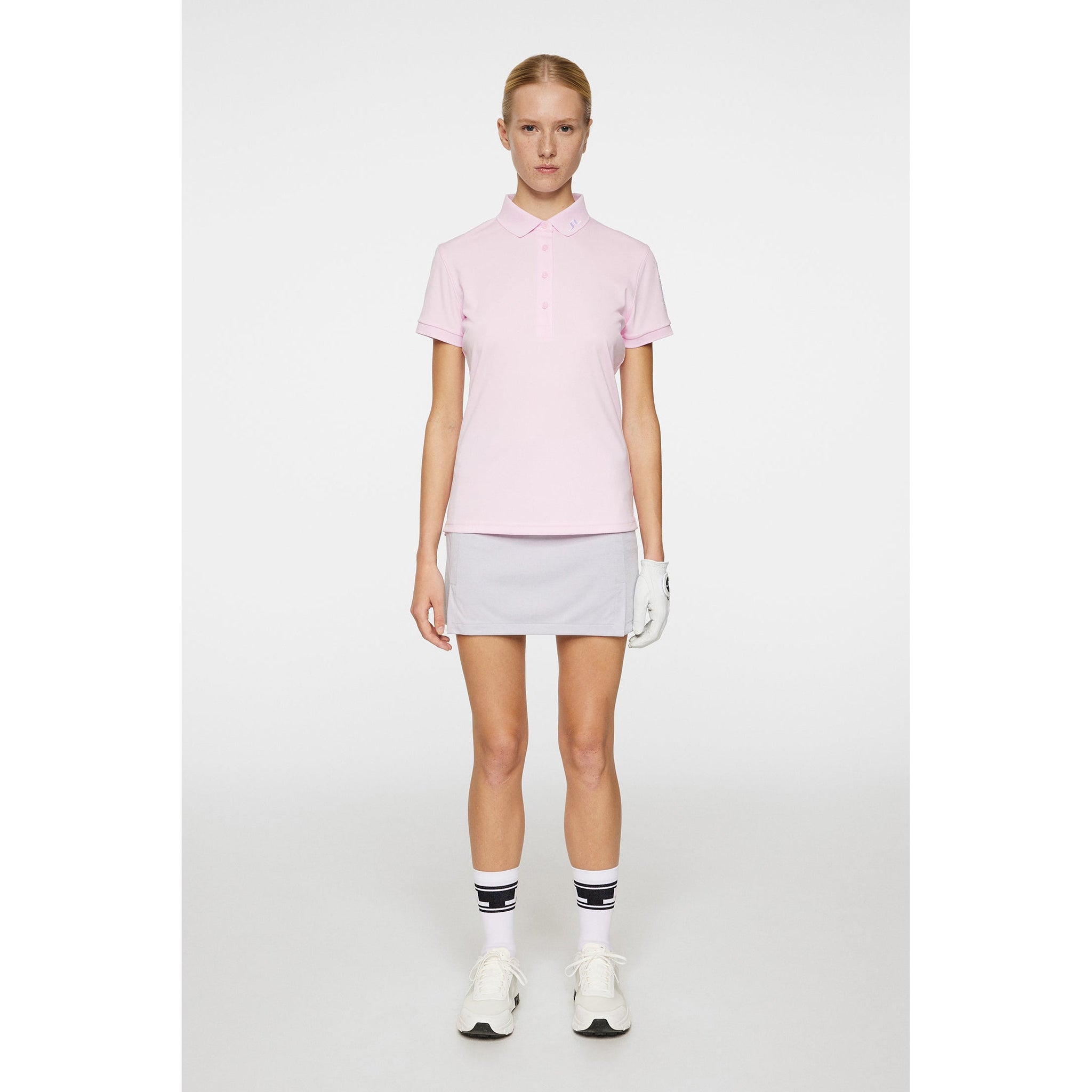 J.Lindeberg Women's Tour Tech Golf Polo Shirt - Nosegrey