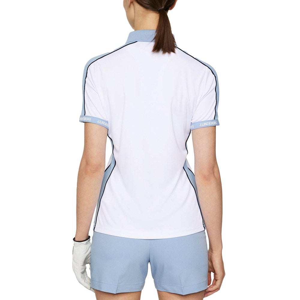 J.Lindeberg Women's Demi Golf Polo Shirt - White