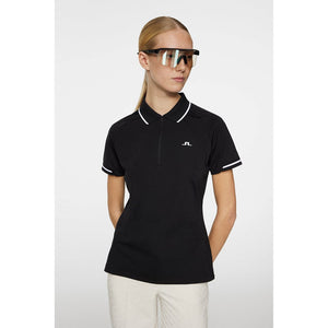 J.Lindeberg Women's Lee Golf Polo Shirt - Black