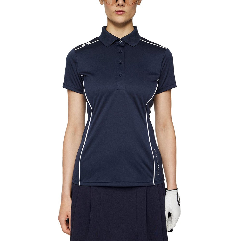 J.Lindeberg Women's Leyla Golf Polo Shirt - JL Navy
