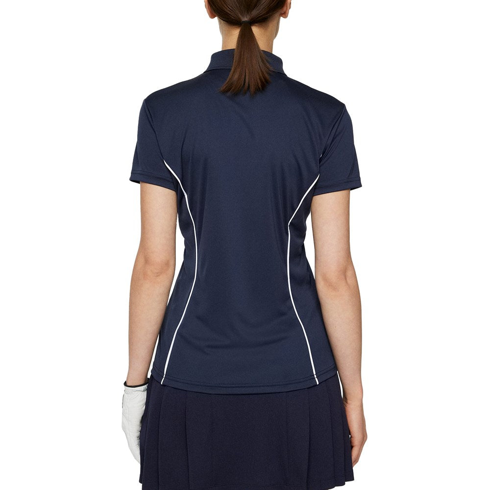 J.Lindeberg Women's Leyla Golf Polo Shirt - JL Navy