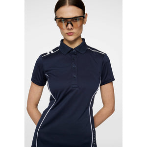J.Lindeberg Women's Leyla Golf Polo Shirt - JL Navy