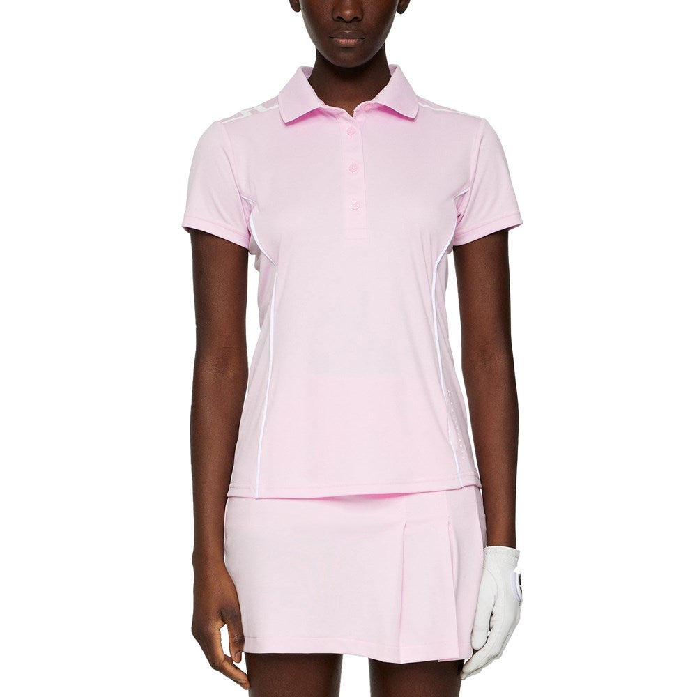 J.Lindeberg Women's Leyla Golf Polo Shirt - Nosegrey