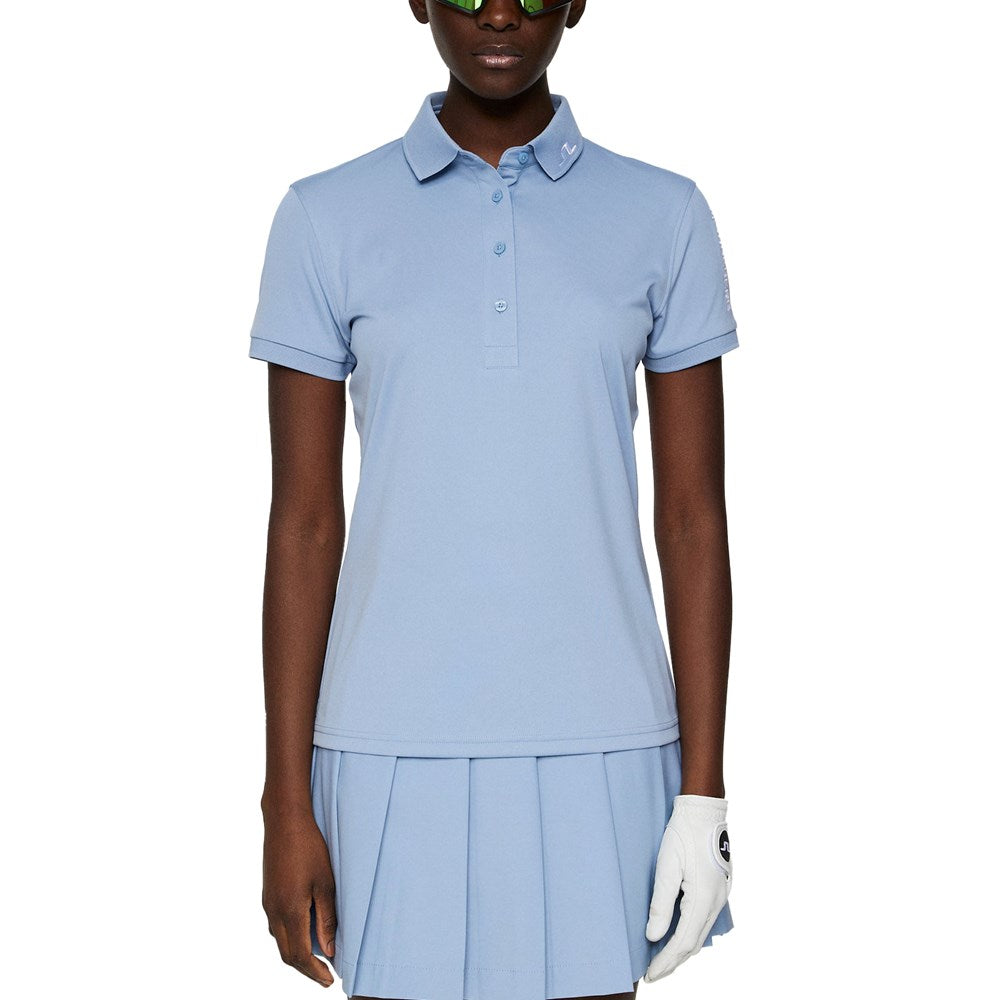 J.Lindeberg Women's Tour Tech Golf Polo Shirt - Rain Washed