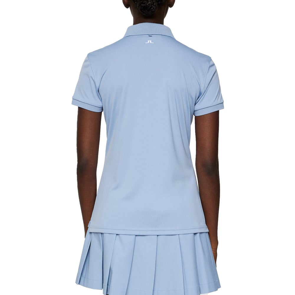 J.Lindeberg Women's Tour Tech Golf Polo Shirt - Rain Washed