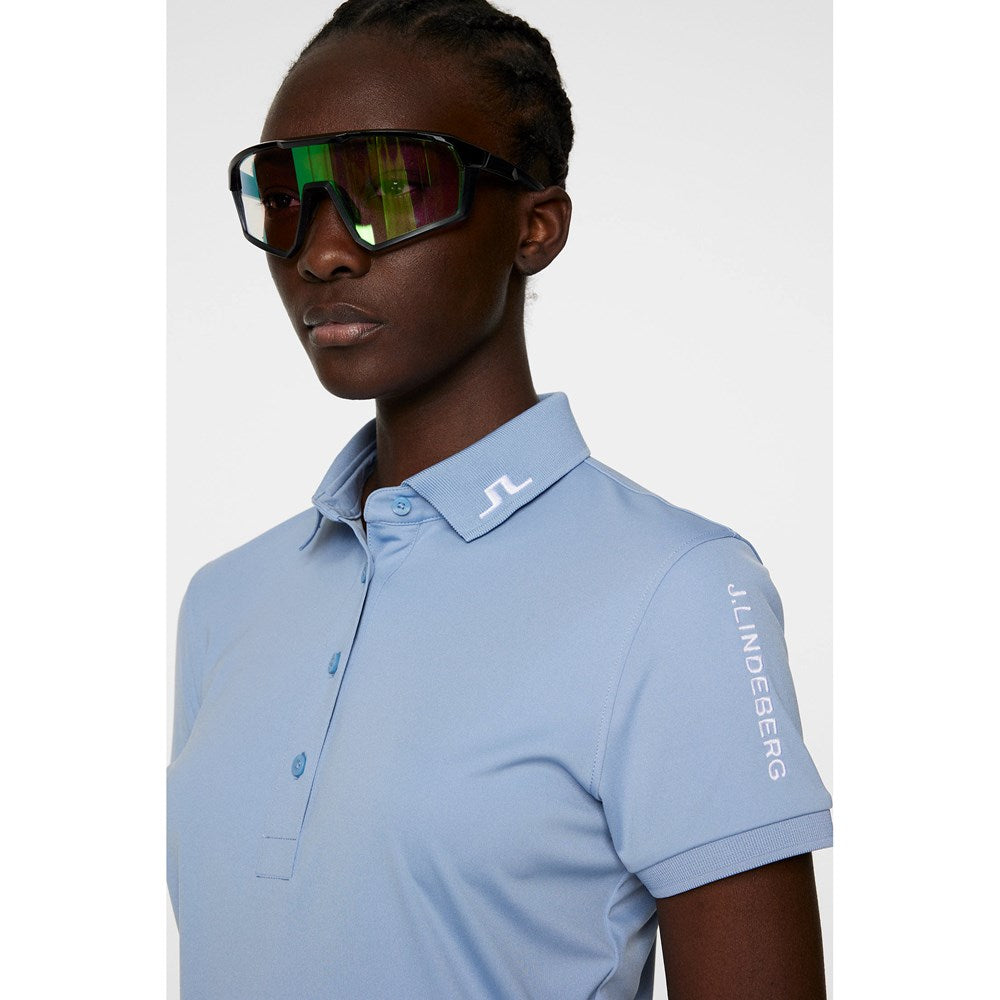 J.Lindeberg Women's Tour Tech Golf Polo Shirt - Rain Washed