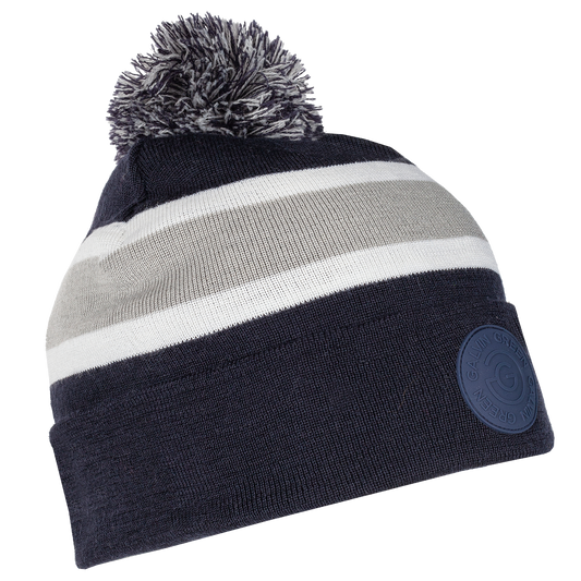 Galvin Green Leighton Insulating Golf Beanie - Navy/Cool Grey/White