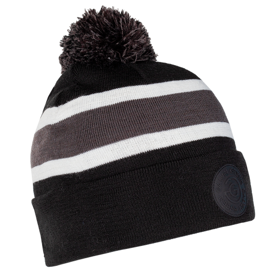 Galvin Green Leighton Insulating Golf Beanie - Black/Forged Iron/White