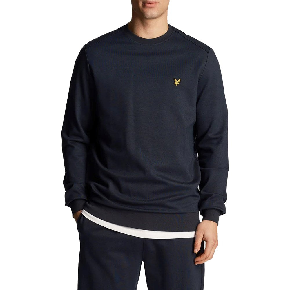 Lyle & Scott Fly Fleece Crew Neck - Dark Navy
