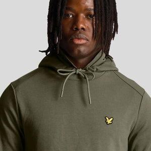 Lyle & Scott Fly Fleece Hoodie - Cactus Green