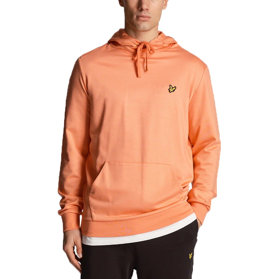 Lyle & Scott Fly Fleece Hoodie - Course Coral
