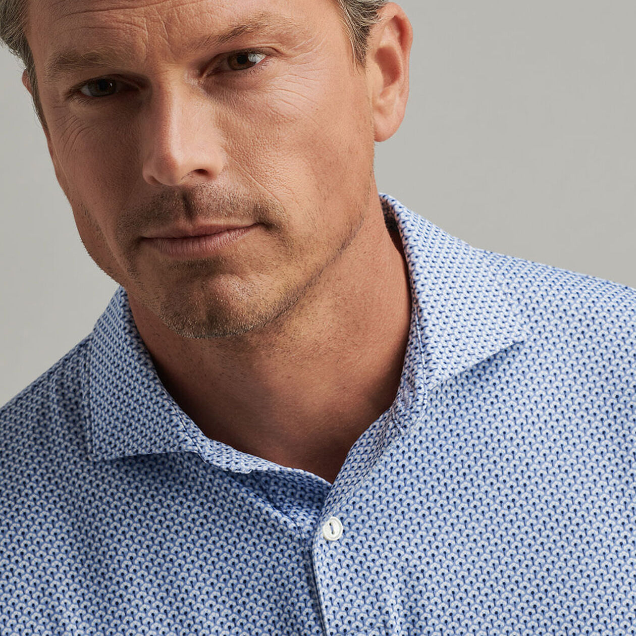 Peter Millar Retro Performance Jersey Polo Golf Shirt - Anglelite