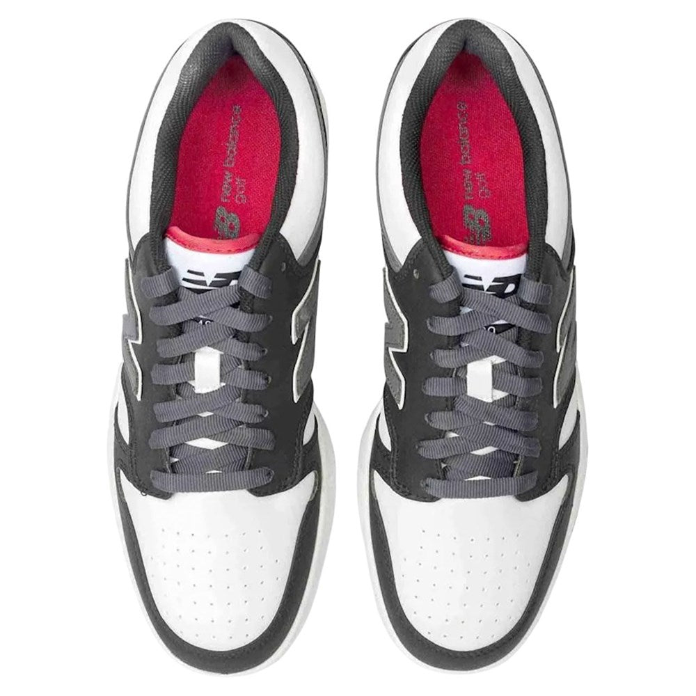 New Balance 480 Spikeless Wide (EE) Golf Shoes - Black/White